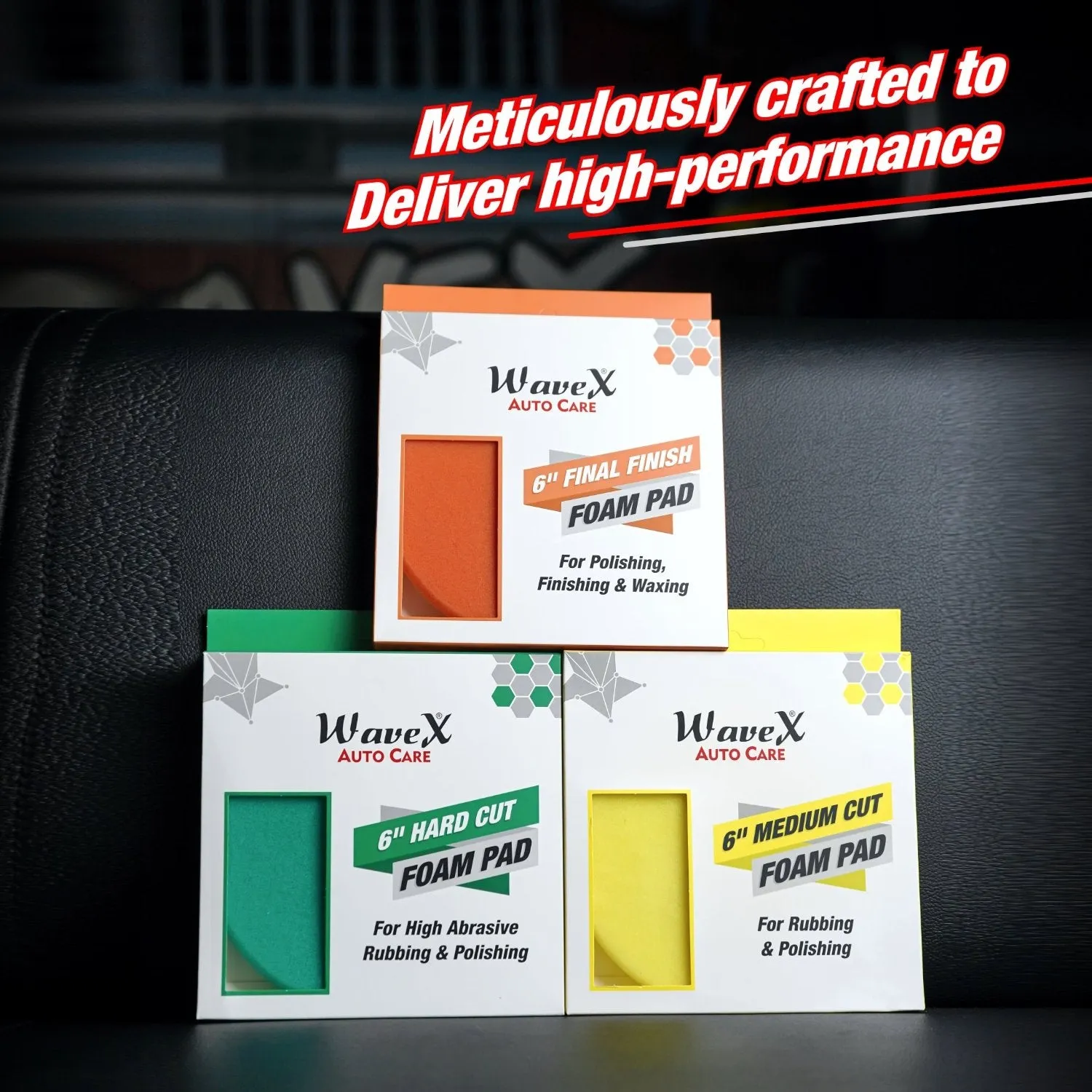 6-Inch Final Finish Foam Pad for Car | Ultra Soft Foam for High Gloss Shine