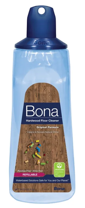 Bona WM700054001 Floor Cleaner, 33 oz, Liquid, Blue :EA: QUANTITY: 1