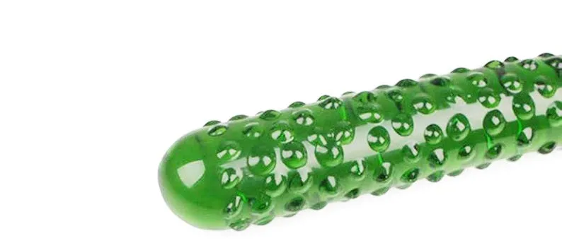 Cucumber Glass Dildo