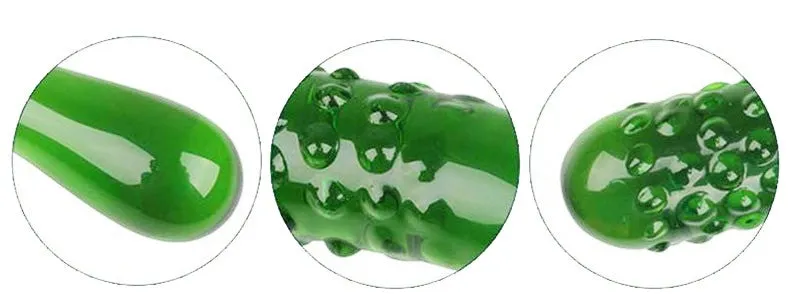 Cucumber Glass Dildo