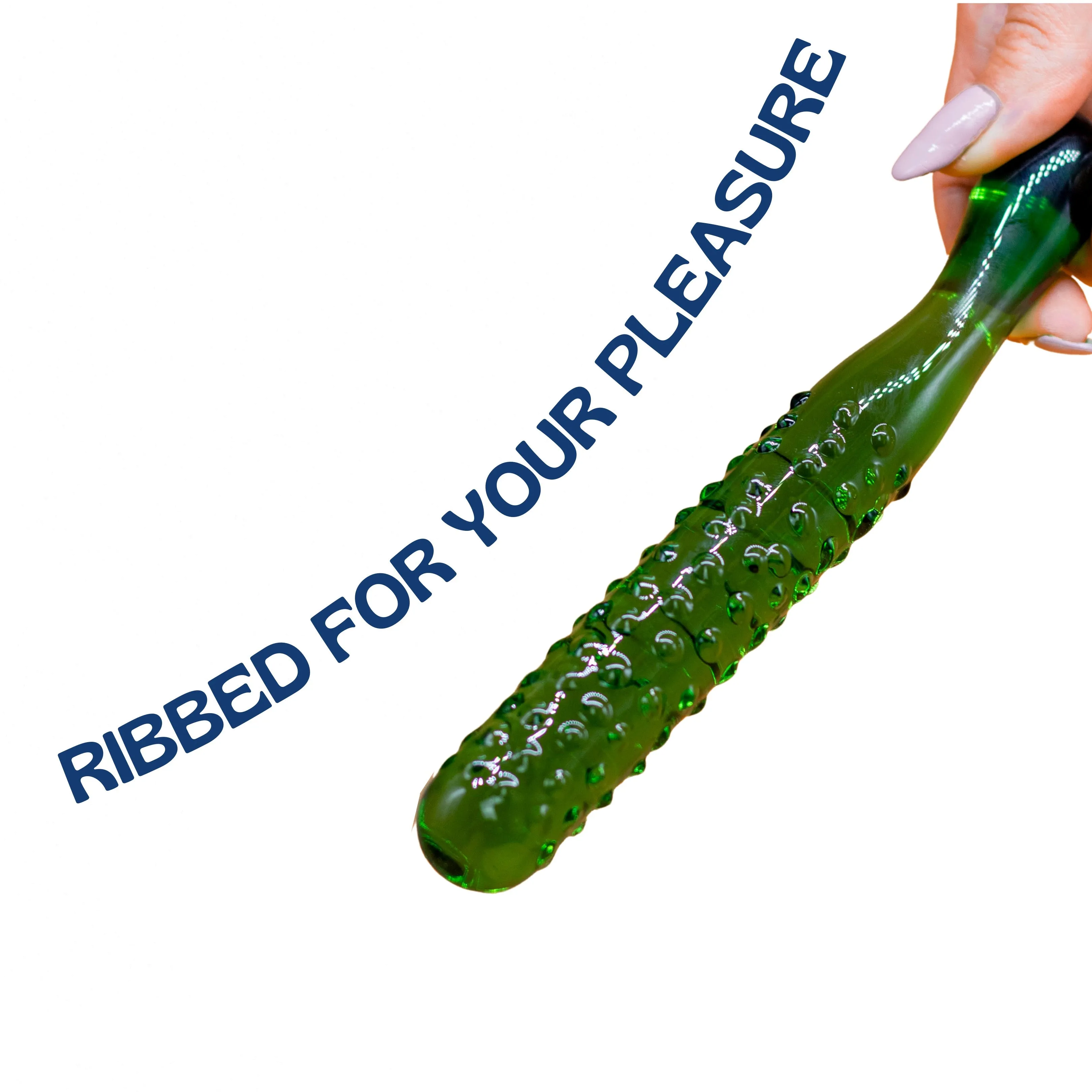 Cucumber Glass Dildo