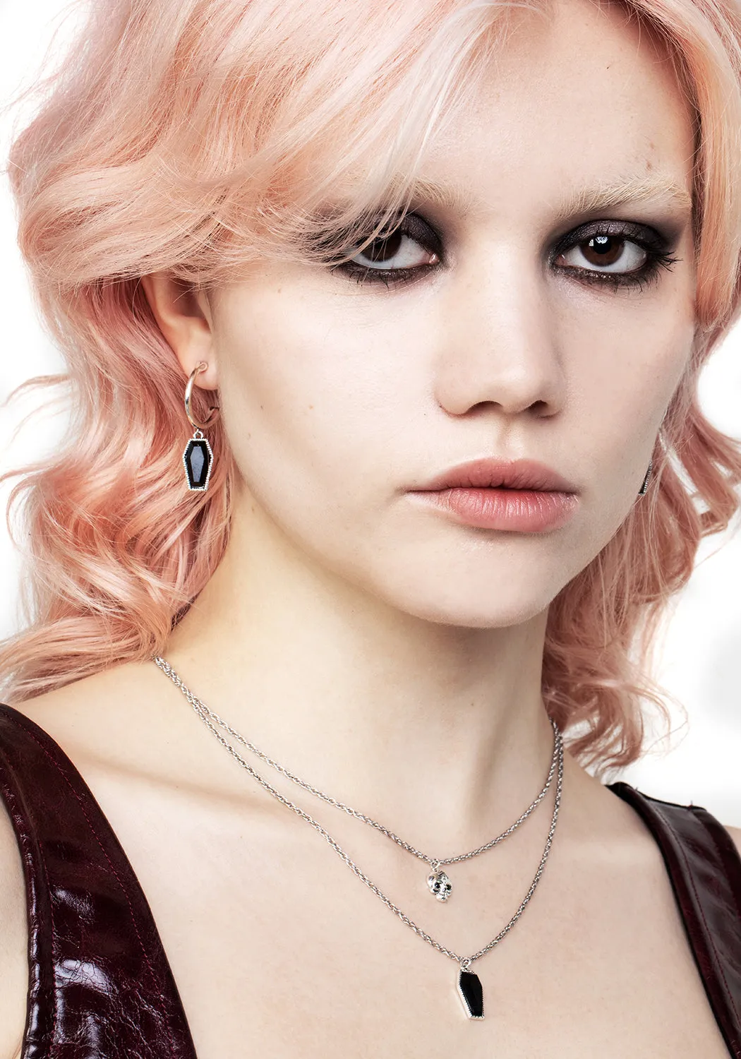 DEATH HOOP EARRINGS