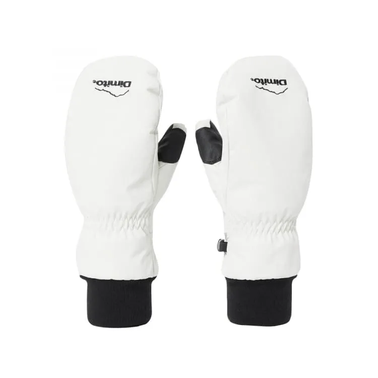 Dimito OG Logo Mitten Glove-WHITE