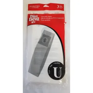 Dirt Devil Vacuum Bag For Bag 3 pk