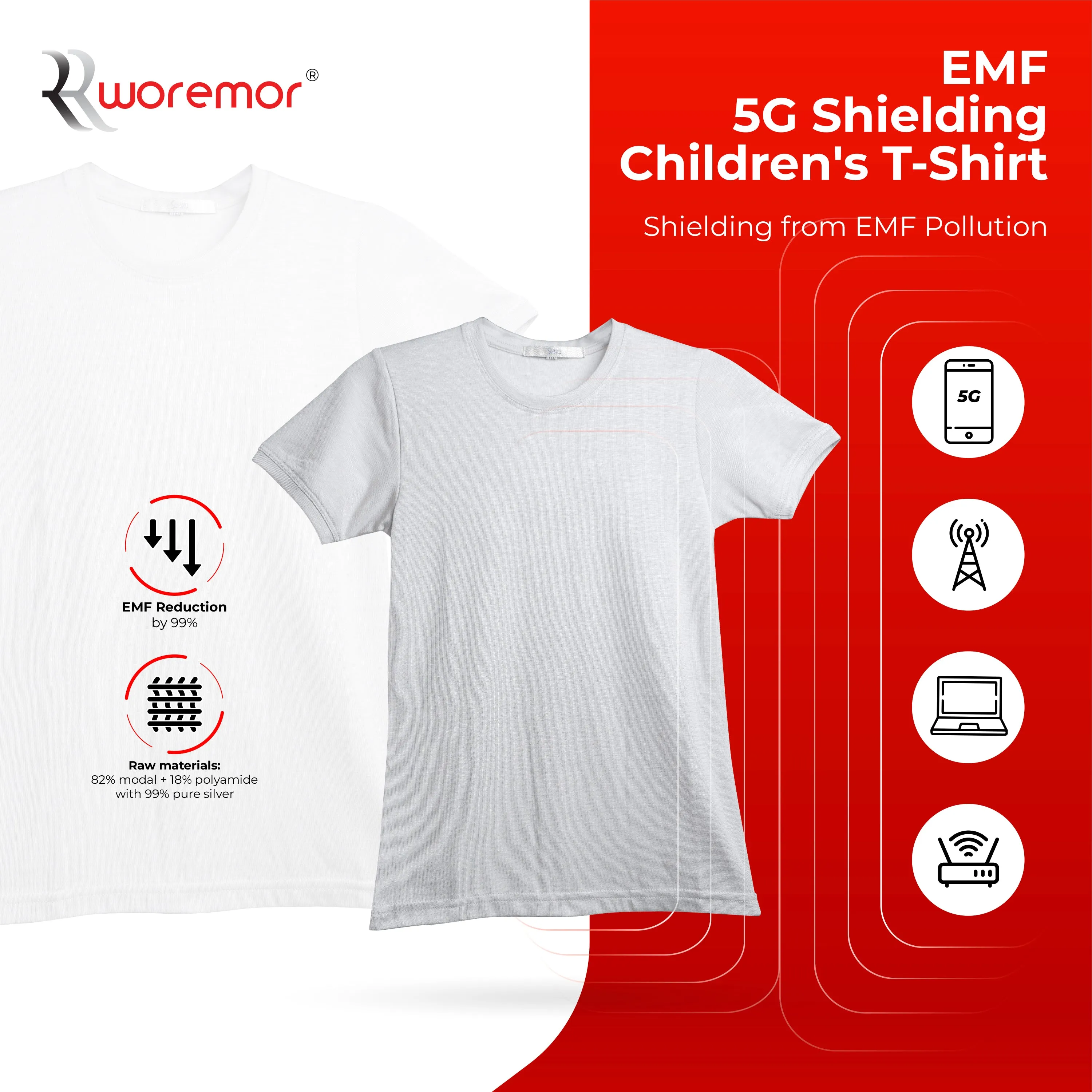 EMF 5G Shielding Children's T-Shirt
