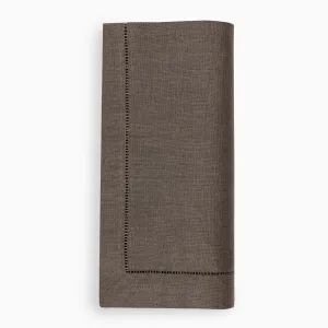 Festival Linen Napkin In Pewter Set Of 4