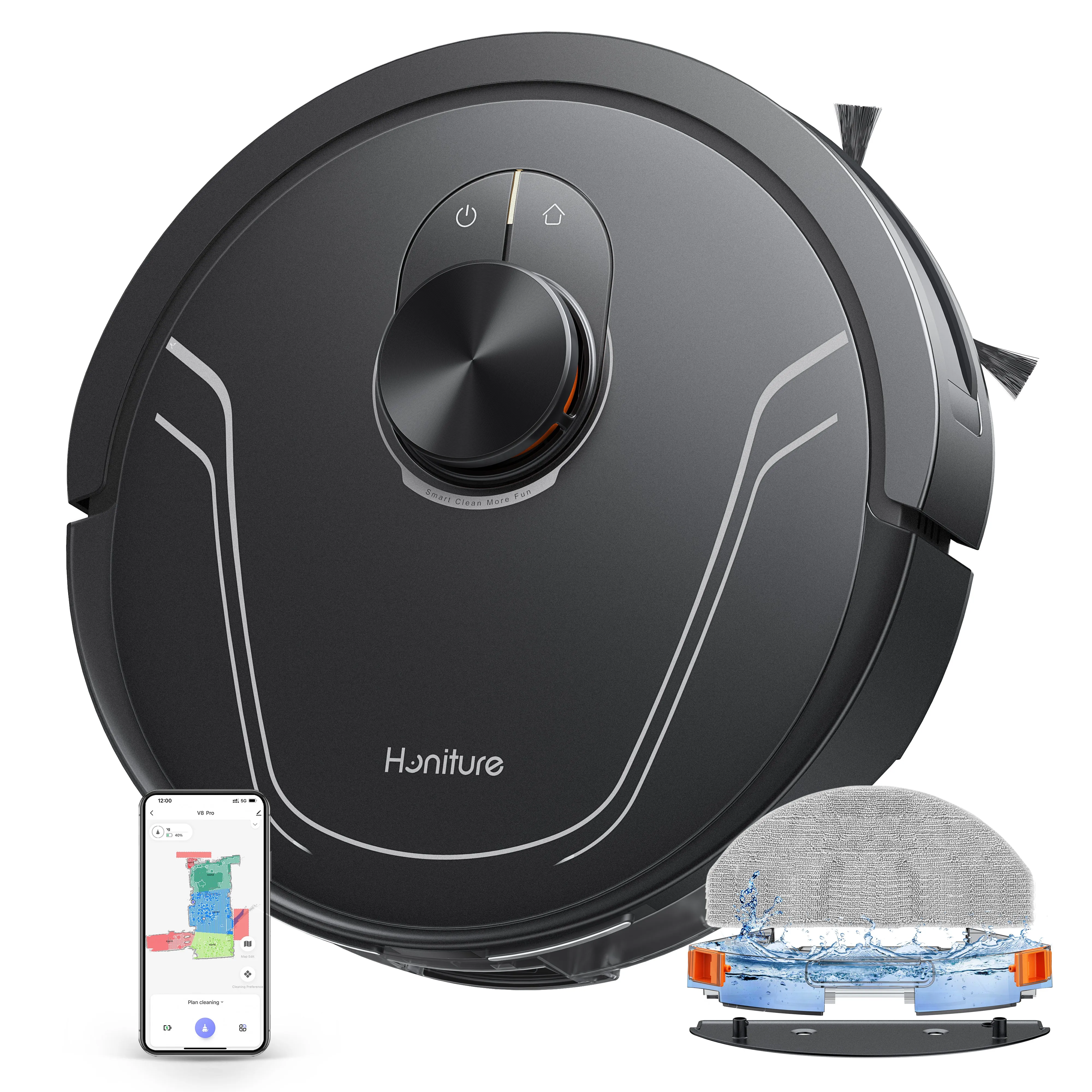 Honiture Robot Vacuum Cleaner V8 Pro