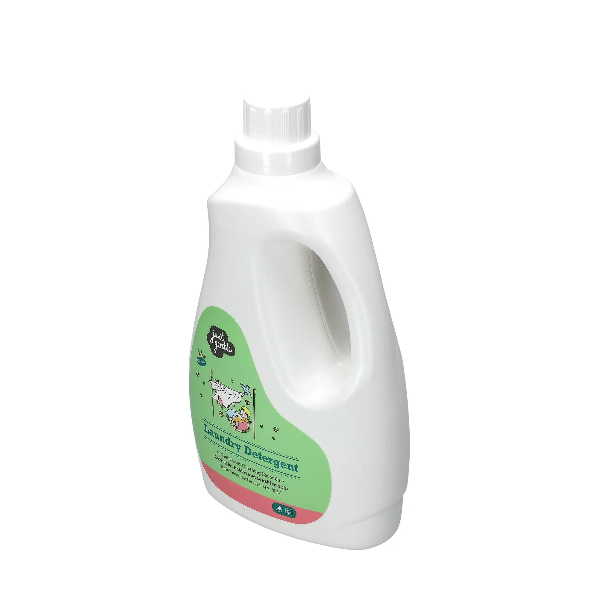Just Gentle Laundry Detergent - Plant-Based & Hypoallergenic (Newborns ) - 3 Litres