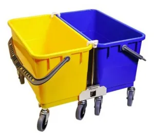 MicroNova BB-DBL-DBRE Double BucketBinder&trade; Bucket System, Dark Blue/Red