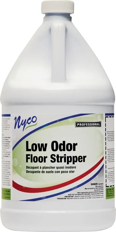 nyco NL402-G4 Floor Stripper, 128 oz, Liquid, Yellow :EA: QUANTITY: 4