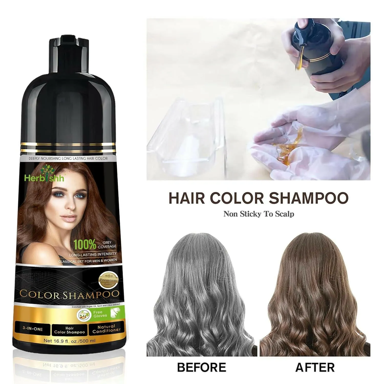 Perfect Hair Care Combo - Hair Color and Dye Defender - Herbishh