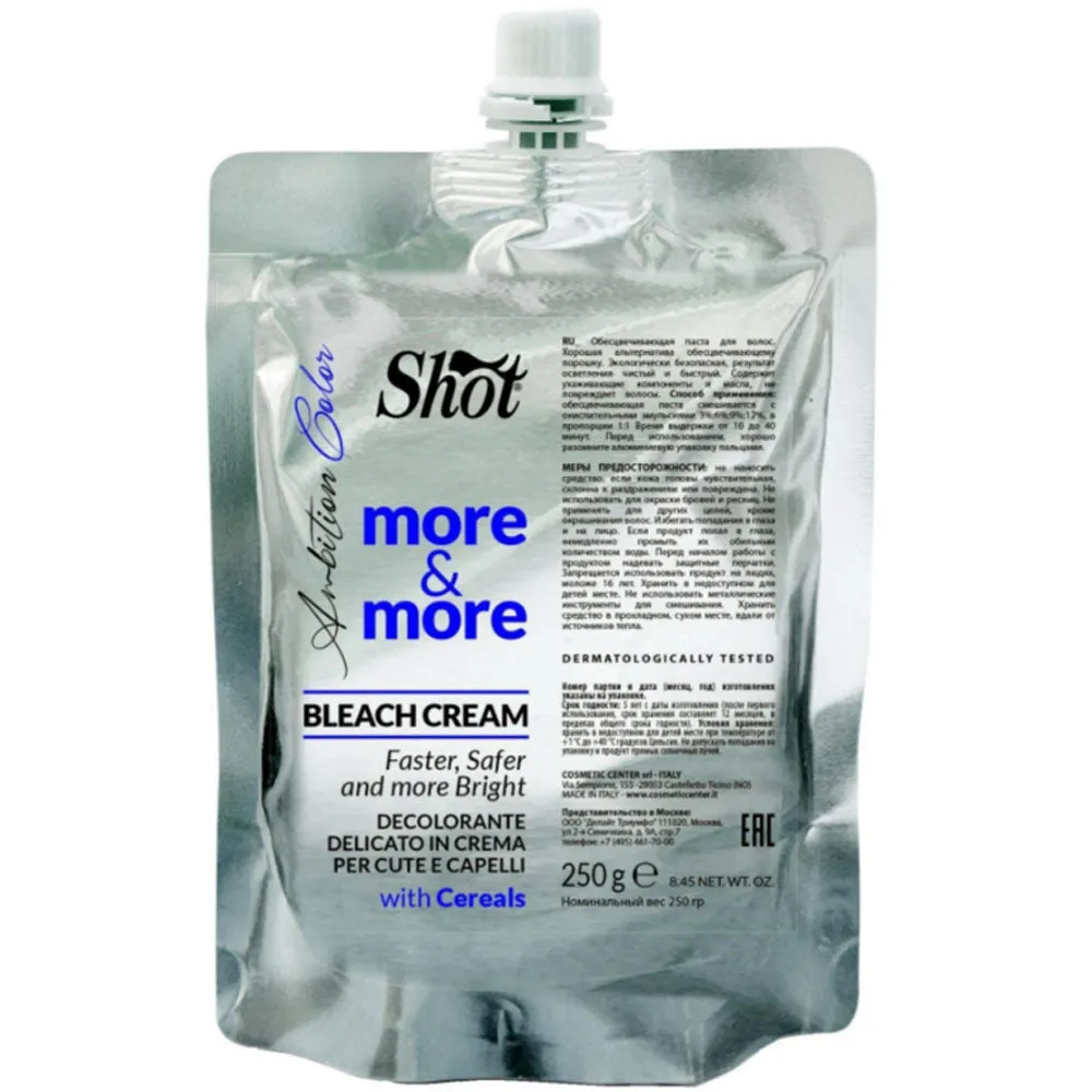 Shot Ambition Color Bleach Cream More&More - Знебарвлювальний крем